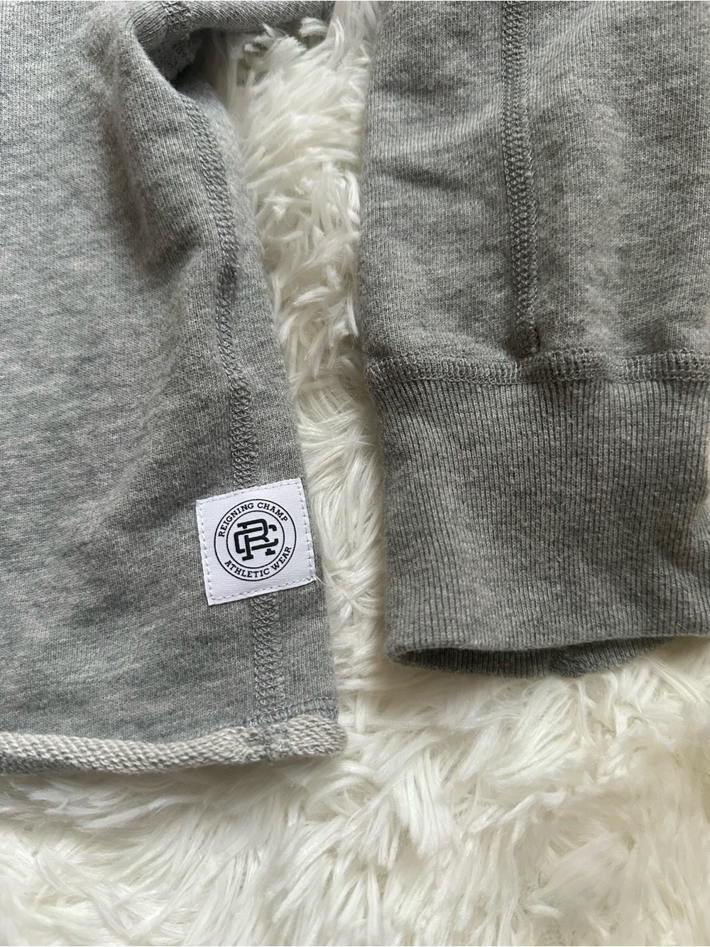 Reigning Champ Lightweight Cropped Terry Hoodie - Sz XS - Picture 6 of 8